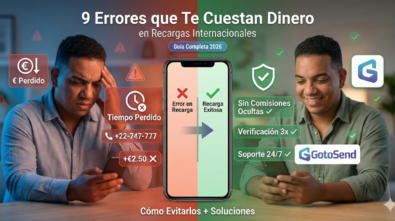 9 Errores en Recargas Internacionales (Cómo Solucionarlos)