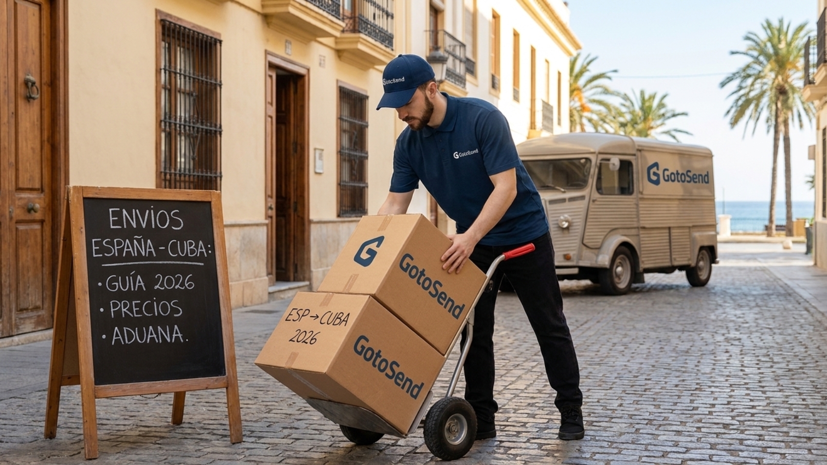 Enviar paquetes a Cuba desde España con GotoSend